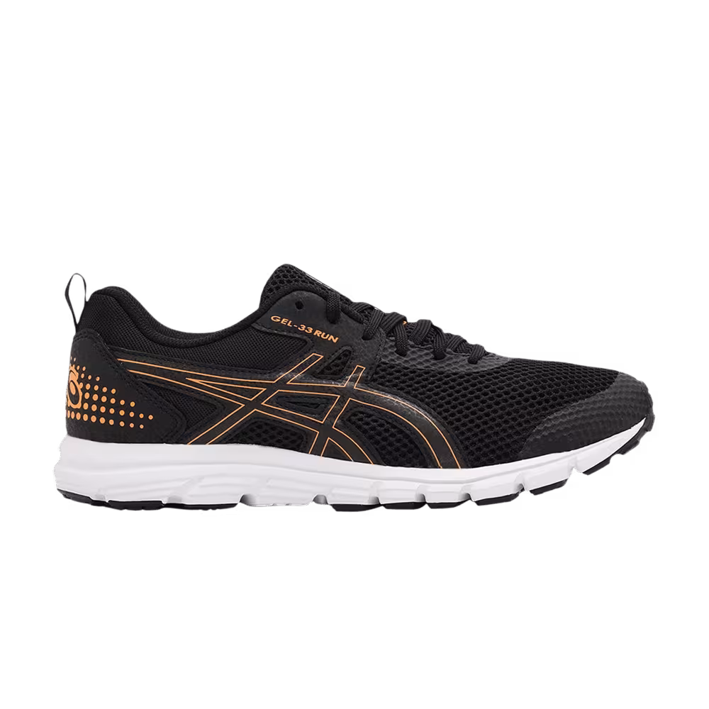 ASICS Gel 33 Run Black Shocking Orange