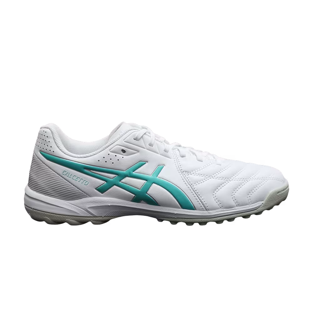 ASICS Calcetto WD 9 TF 2E Wide White Sea Glass