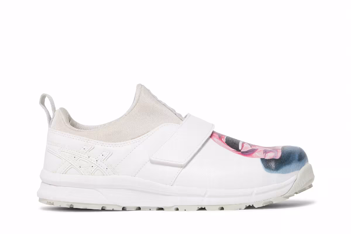Comme des Garçons SHIRT x Yue Minjun x ASICS Winjob CP303 Smiling Man Graphic, view 2