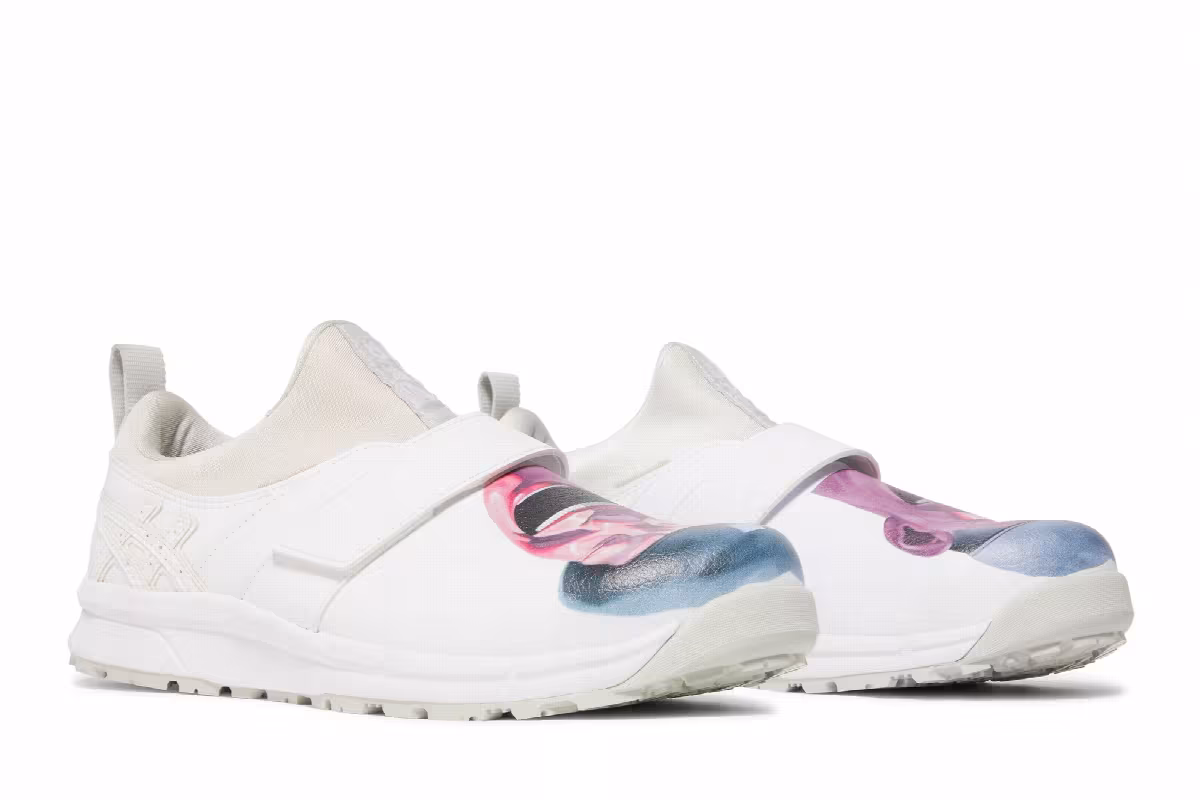 Comme des Garçons SHIRT x Yue Minjun x ASICS Winjob CP303 Smiling Man Graphic, view 9