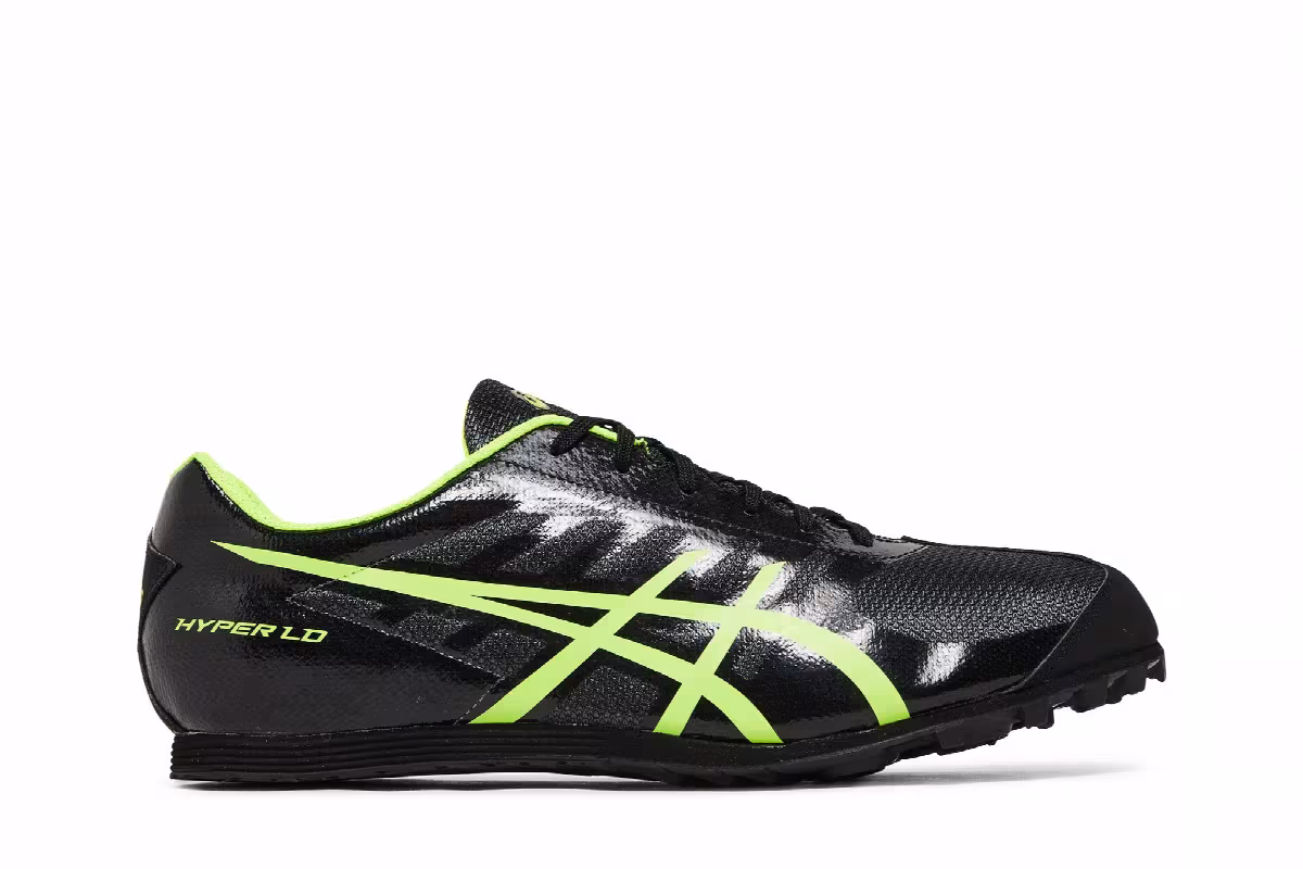 Asics Hyper LD 5 Black Safety Yellow, view 2