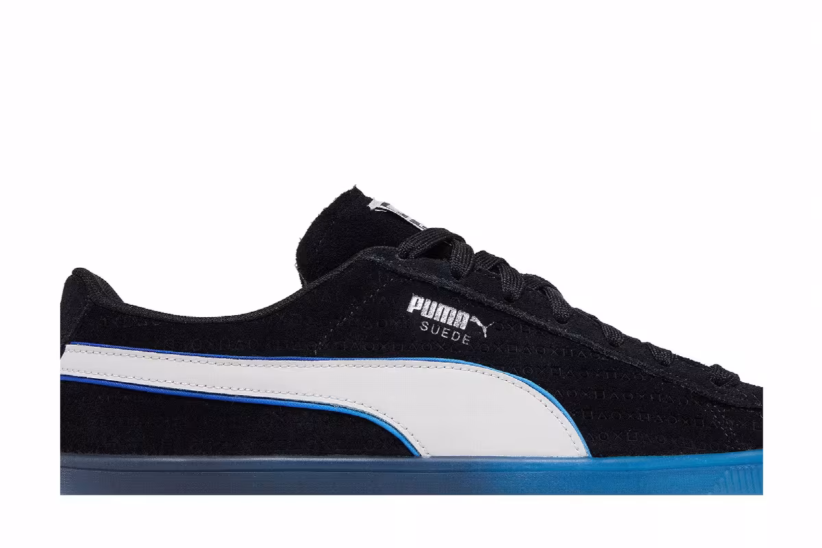 PlayStation x Puma Suede Black Glacial Grey, view 3