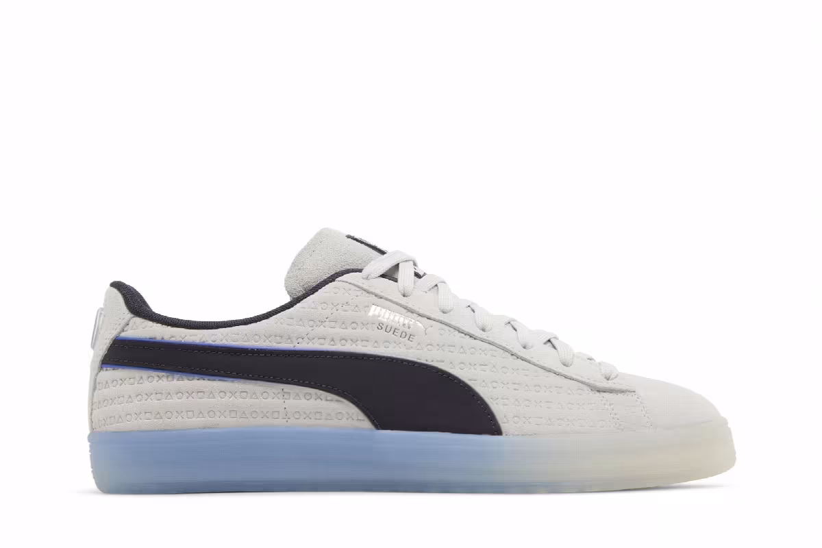 Playstation x Puma Suede Glacial Grey, view 2