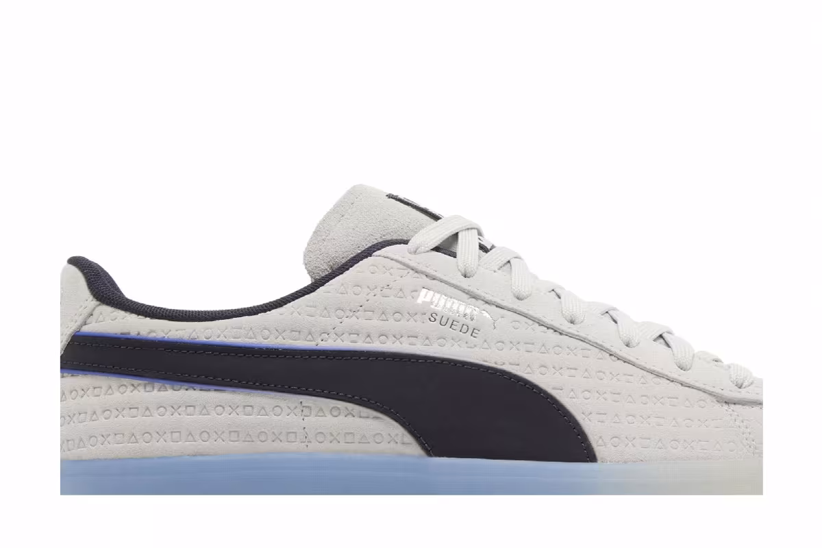 Playstation x Puma Suede Glacial Grey, view 3