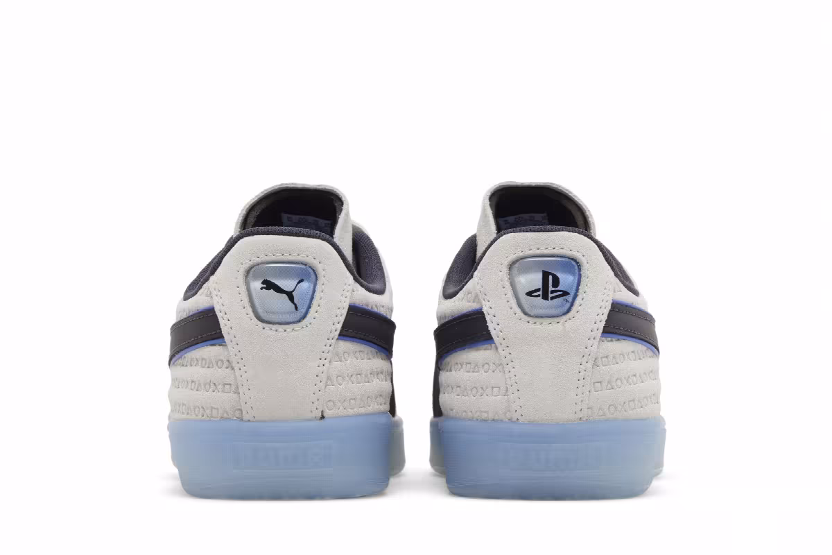 Playstation x Puma Suede Glacial Grey, view 7