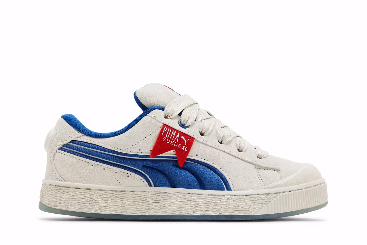 Ghostbusters x Puma Suede XL Stay Puft Marshmallow, view 2