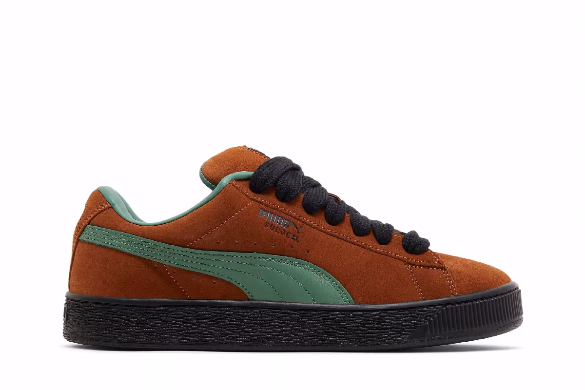 Puma Suede XL Teak Deep Forest, view 2