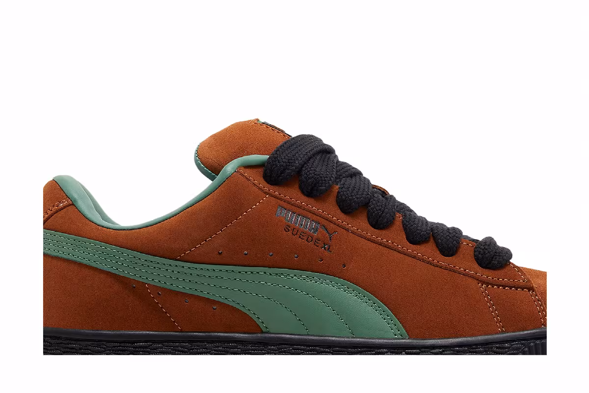 Puma Suede XL Teak Deep Forest, view 3