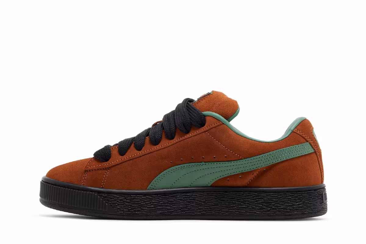 Puma Suede XL Teak Deep Forest, view 4