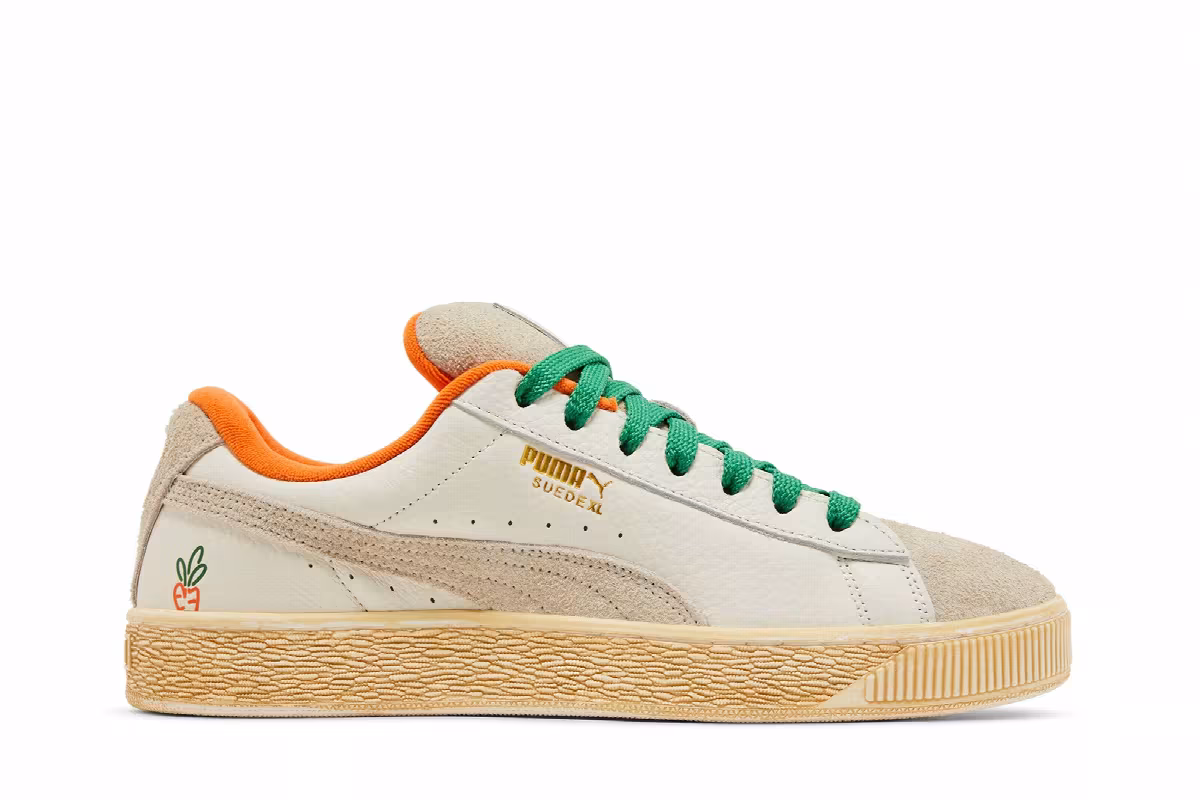 Anwar Carrots x Puma Suede XL Scavenger Hunt Pack - Warm White, view 2