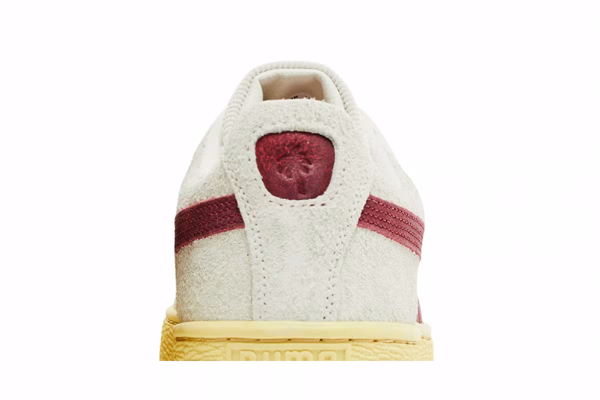 Palm Tree Crew x Puma Suede R Vapor Grey Club Red, view 8