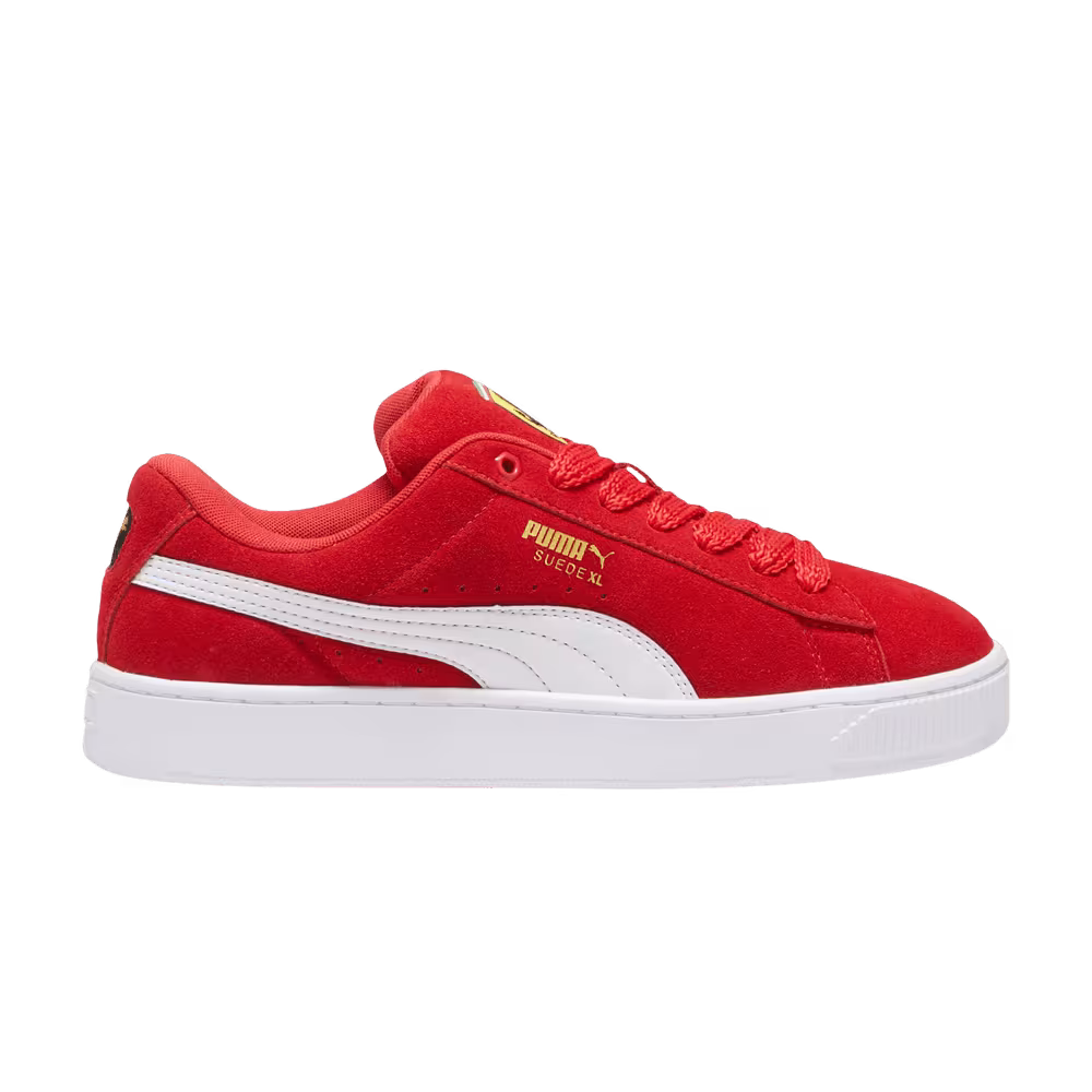 Scuderia Ferrari x Puma Suede XL Rosso Corsa White