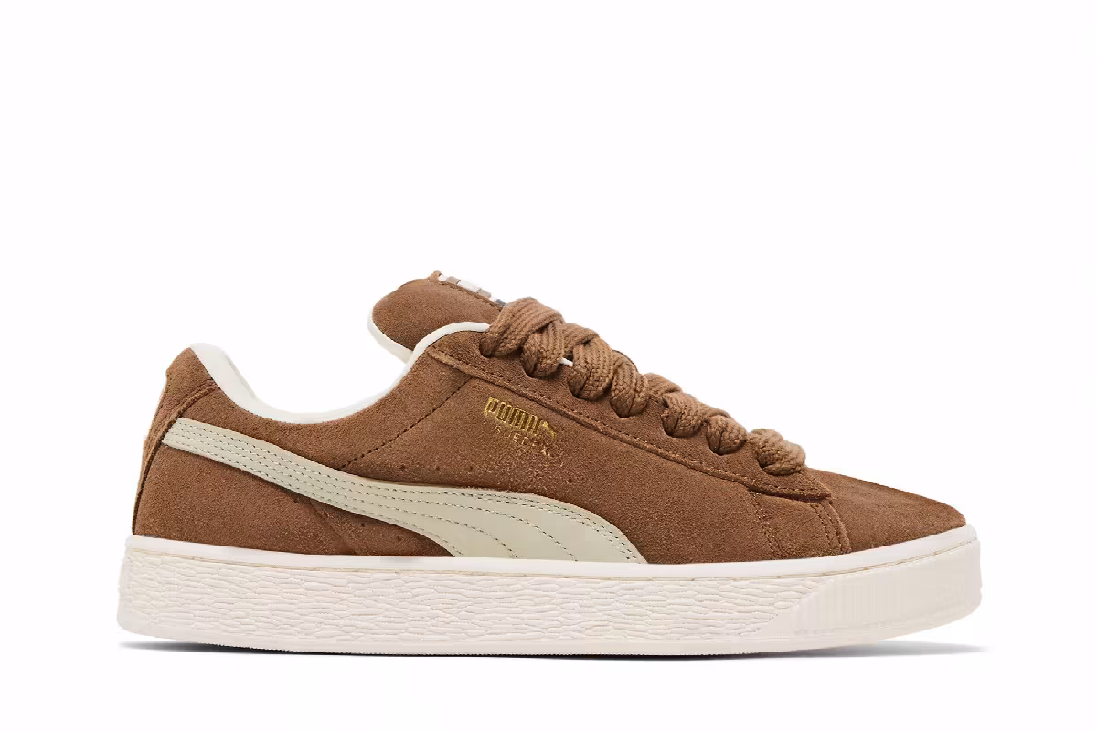 Puma Suede XL Tan White, view 2