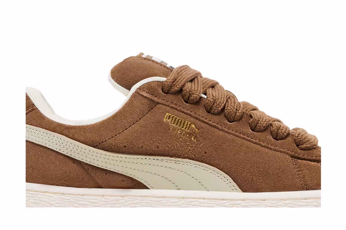 Puma Suede XL Tan White, view 3