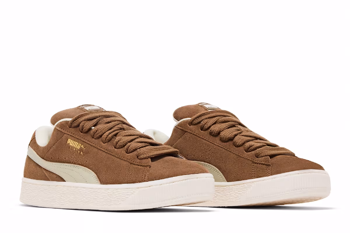 Puma Suede XL Tan White, view 9