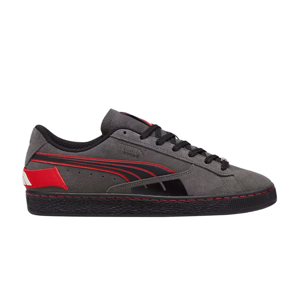 Formula 1 x Puma Suede T Shadow Grey Pop Red