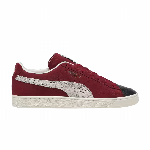 Puma Suede 'Split - Intense Red Snakeskin'