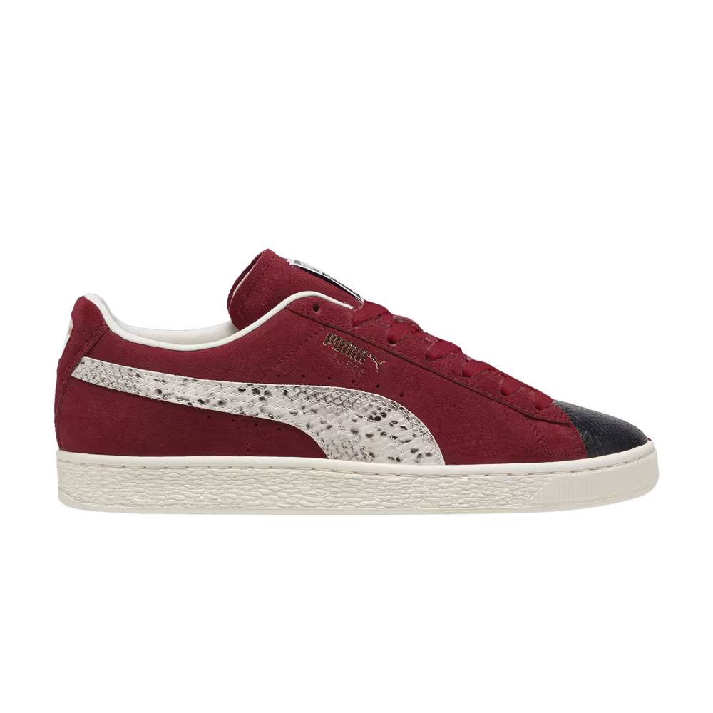 Puma Suede Split - Intense Red Snakeskin