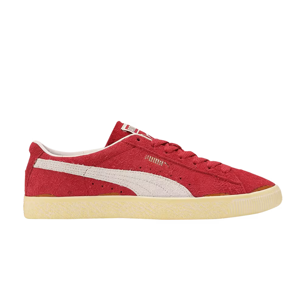 Puma Suede Warm White Club Red