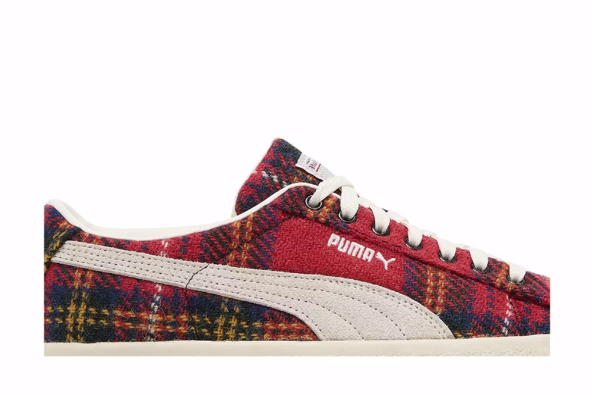 Harris Tweed x Puma Suede Vintage Tartan - Red, view 3