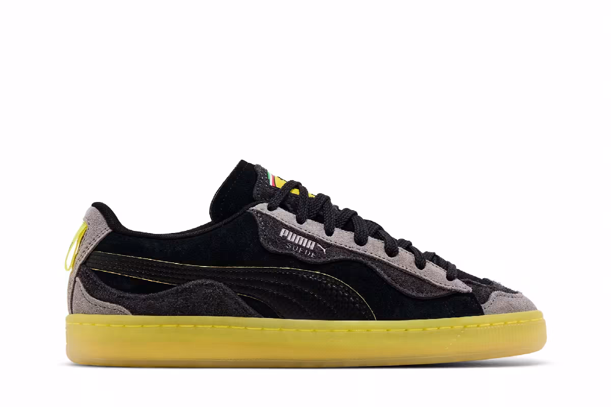 Scuderia Ferrari x Puma Suede Trippy - Black Speed Yellow, view 2