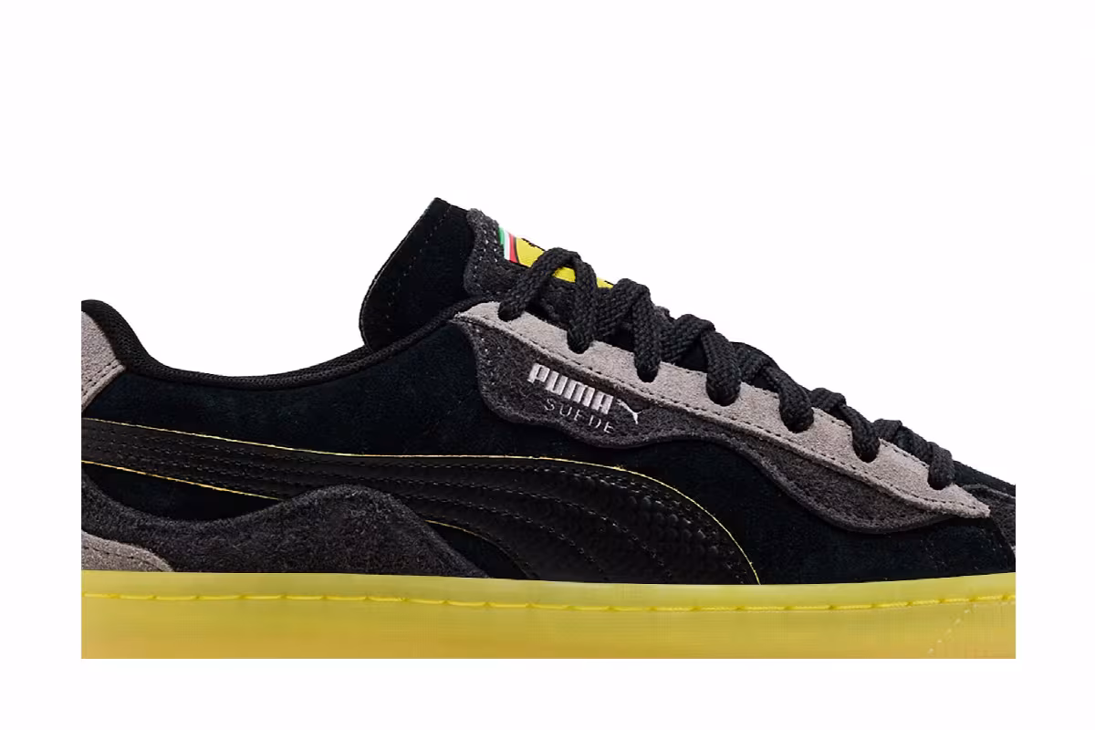 Scuderia Ferrari x Puma Suede Trippy - Black Speed Yellow, view 3