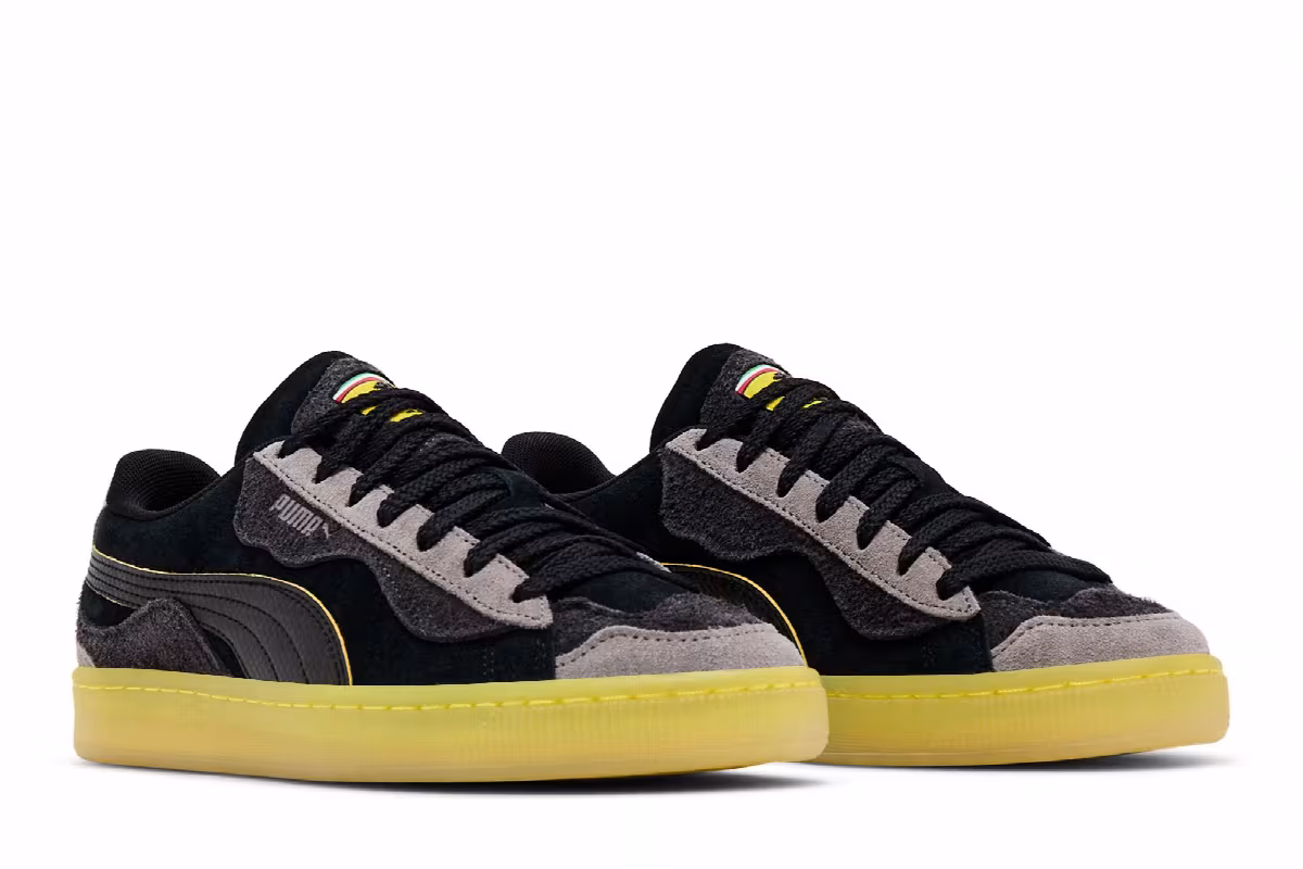 Scuderia Ferrari x Puma Suede Trippy - Black Speed Yellow, view 9
