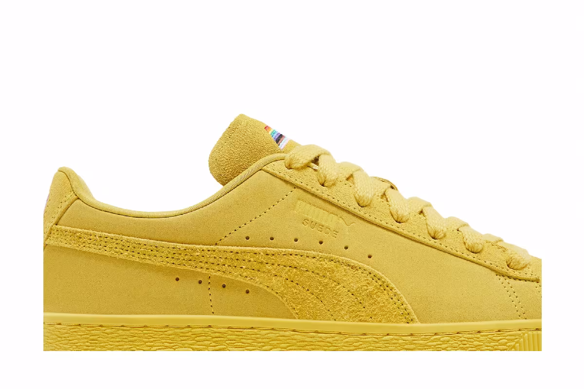 Puma Suede Love Marathon - Court Yellow, view 3