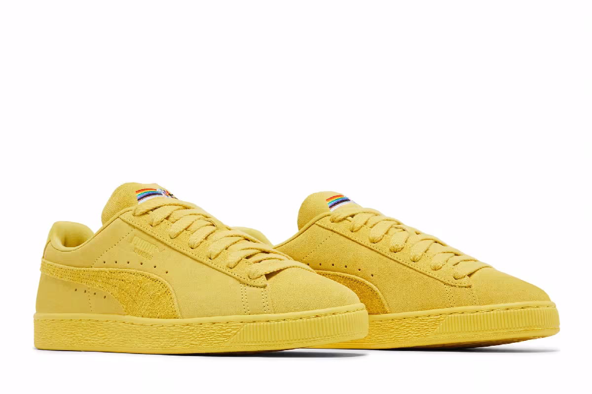 Puma Suede Love Marathon - Court Yellow, view 9