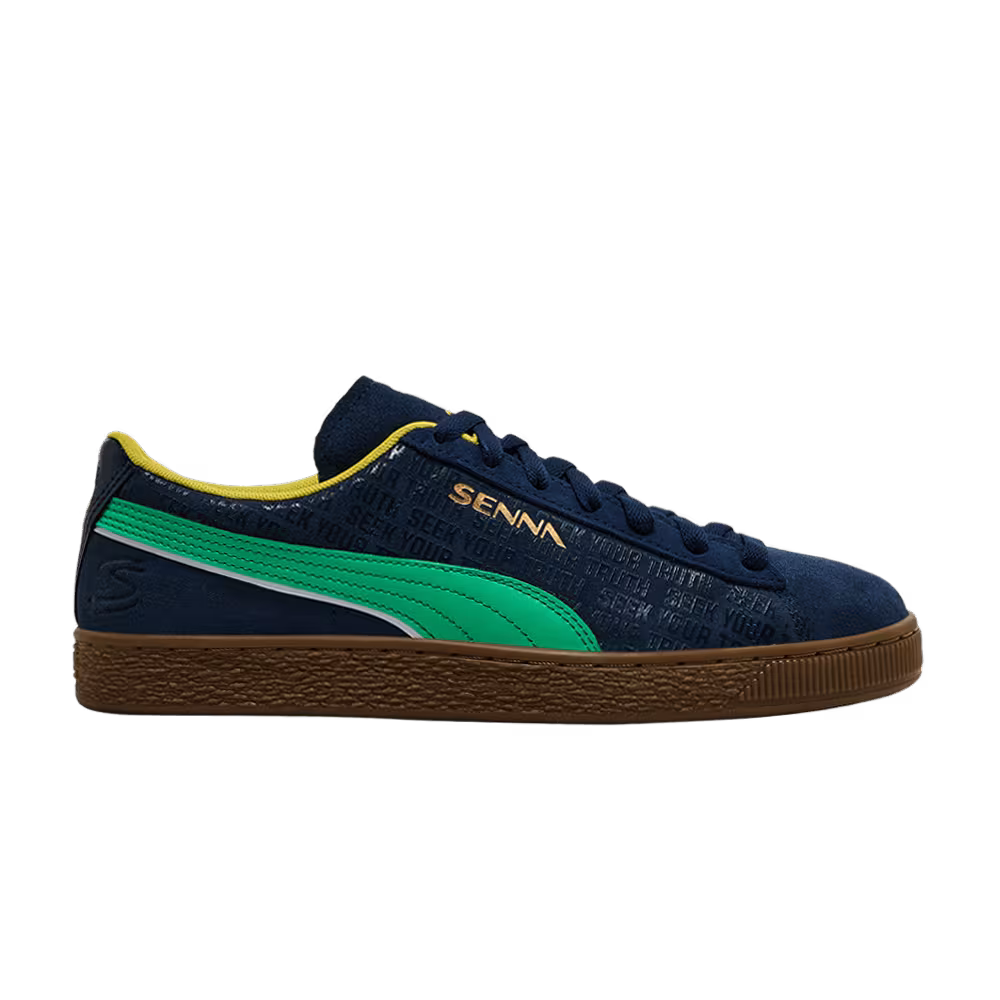 Ayrton Senna Institute x Puma Suede Senna A Vida