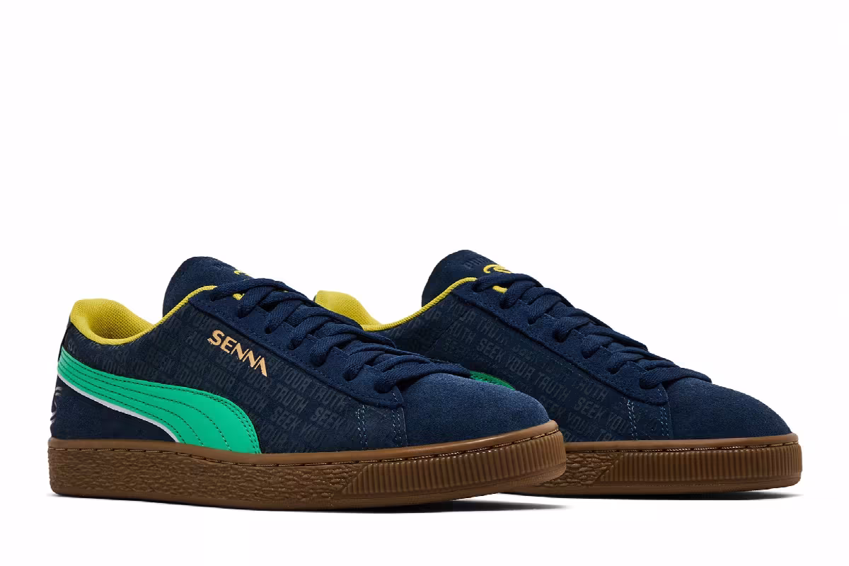 Ayrton Senna Institute x Puma Suede Senna A Vida, view 9