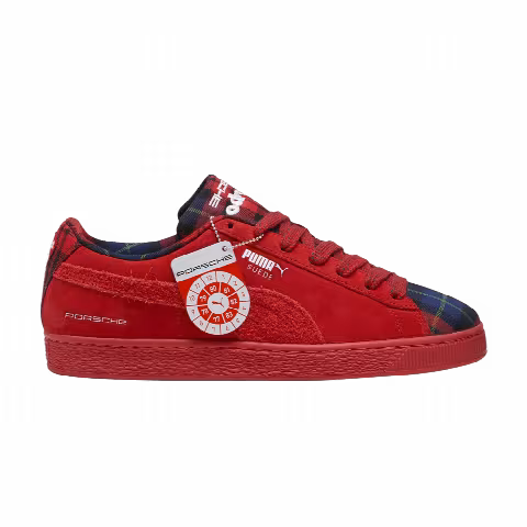 Porsche Legacy x Puma Suede Classic 'Tartan - Redmazing'