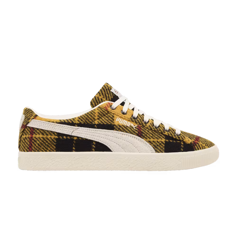 Harris Tweed x Puma Suede Vintage Tartan - Yellow