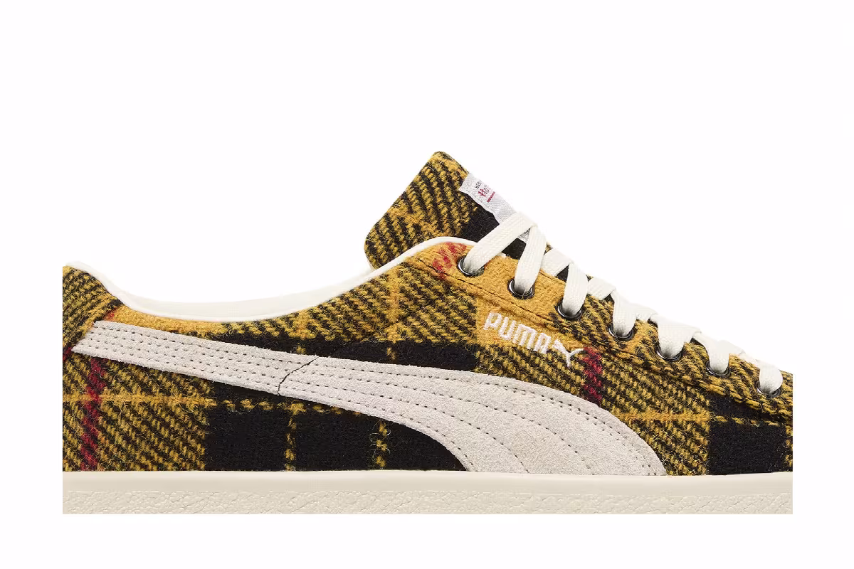 Harris Tweed x Puma Suede Vintage Tartan - Yellow, view 3
