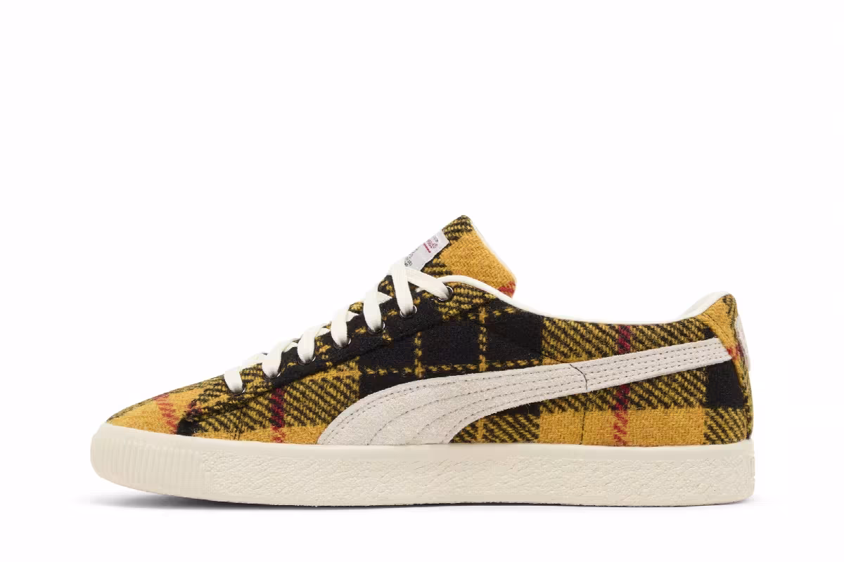 Harris Tweed x Puma Suede Vintage Tartan - Yellow, view 4