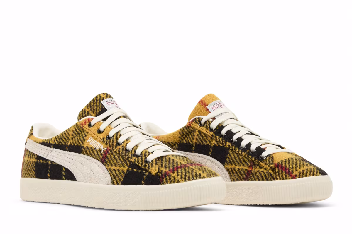 Harris Tweed x Puma Suede Vintage Tartan - Yellow, view 9