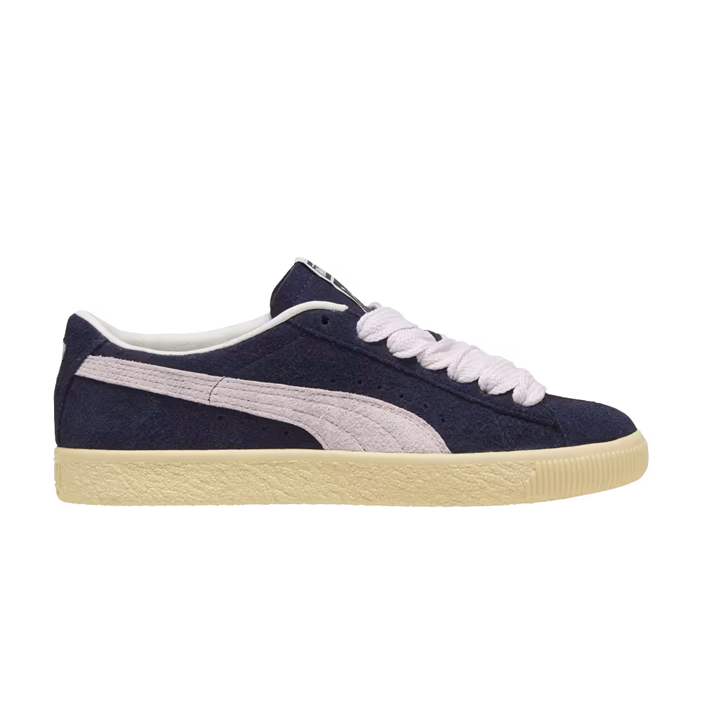Puma Women's Suede Vintage B-Girl Navy Light Straw