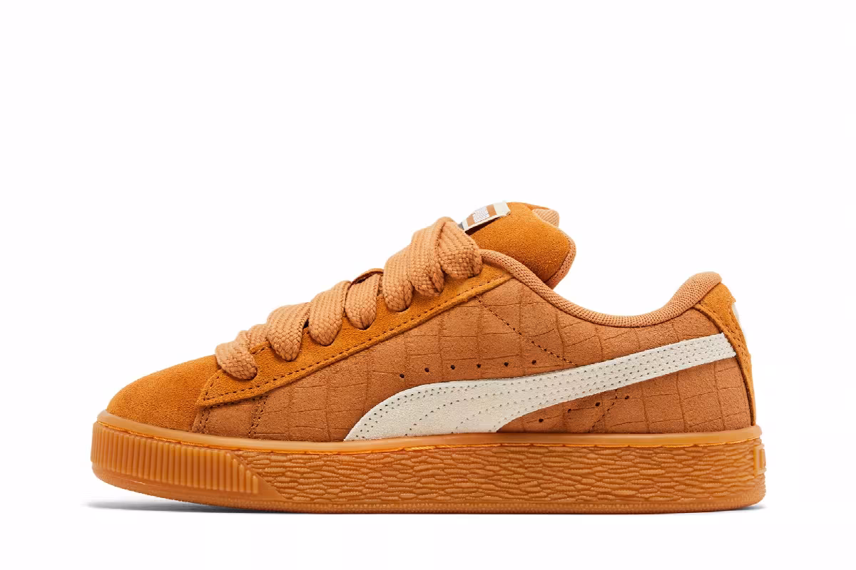 Puma Women's Suede XL Elevated - Caramel Latte Gum, view 4