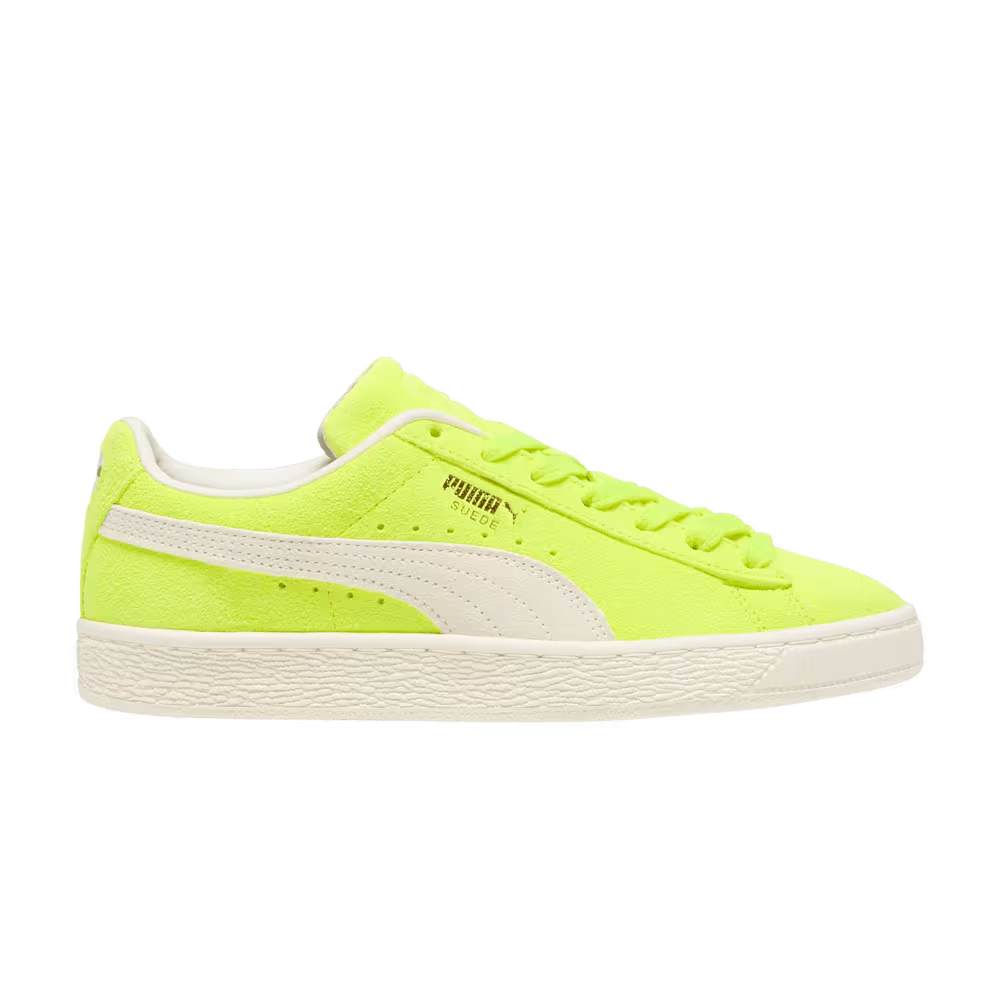 Puma Women's Suede Neon - Electric Lime