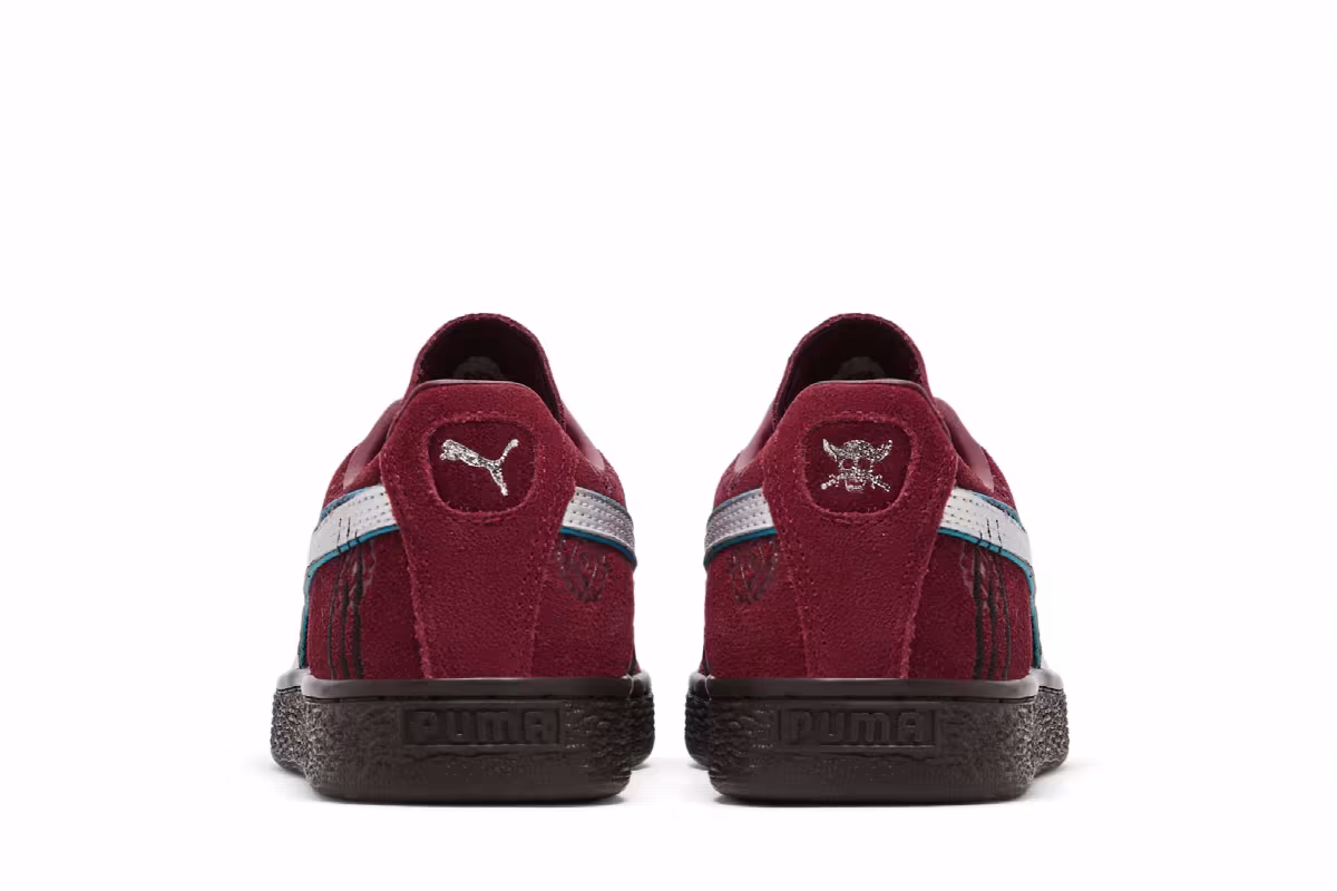 One Piece x Puma Suede Big Kid Red Hair Pirates, view 7