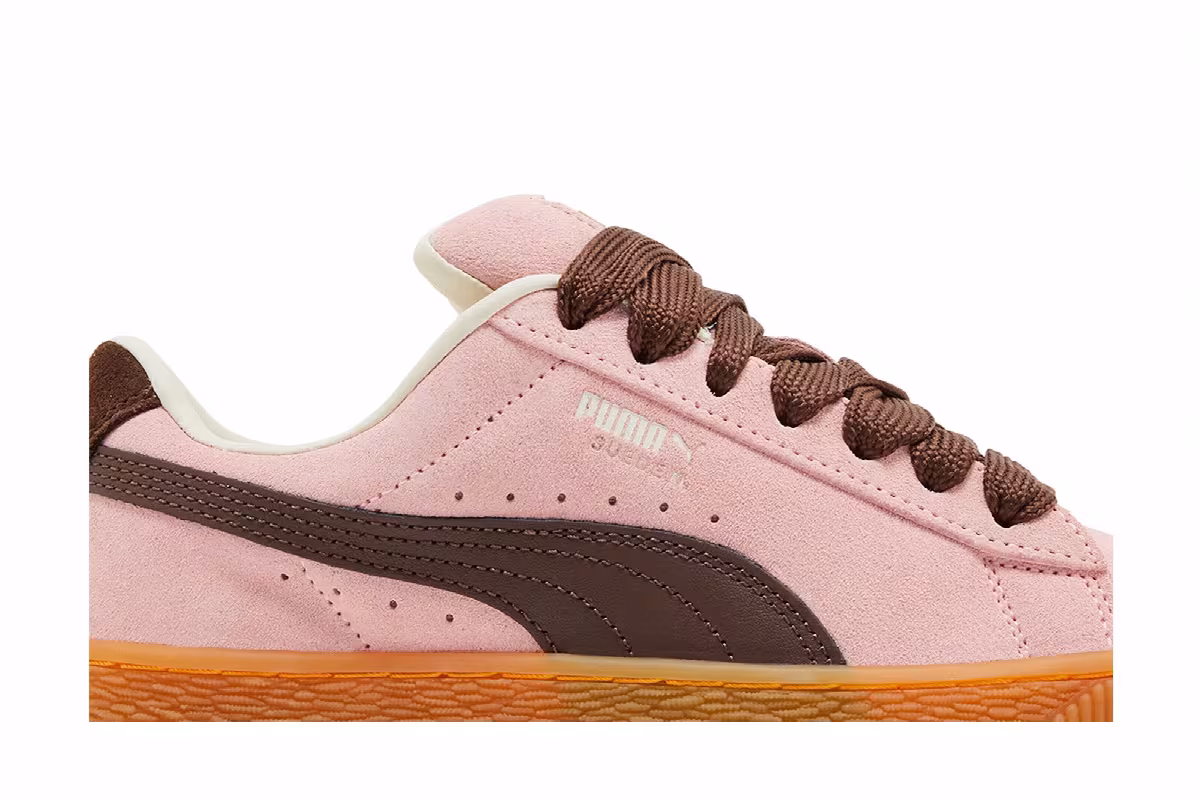 Puma Suede XL Big Kid Peach Smoothie Gum, view 3