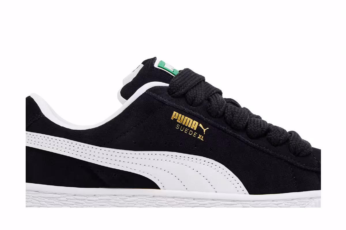 Puma Suede XL Big Kid Black White, view 3