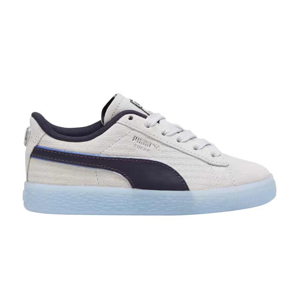 PlayStation x Puma Suede Little Kid Glacial Grey