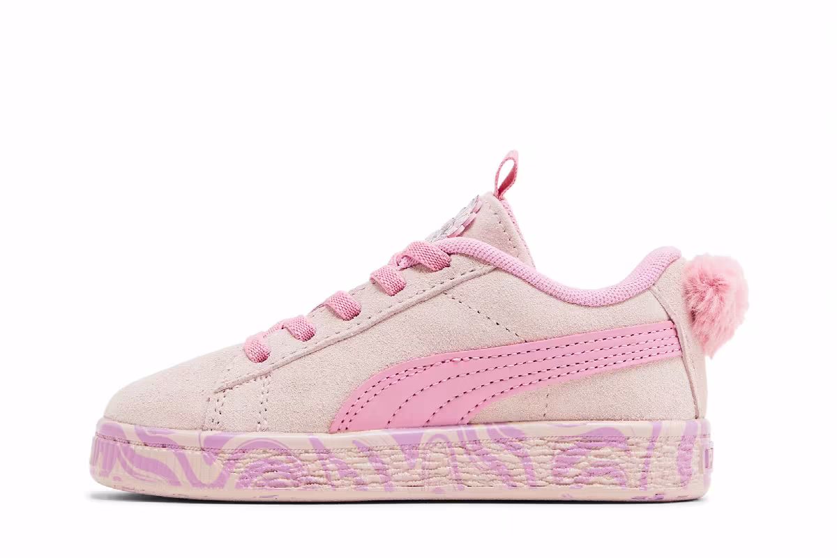 Trolls x Puma Suede Classic Toddler Queen Poppy, view 4