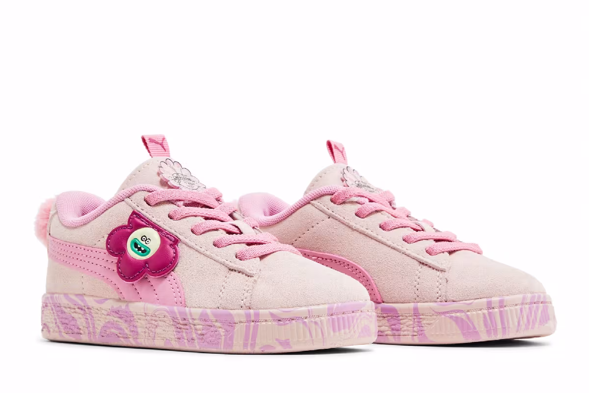 Trolls x Puma Suede Classic Toddler Queen Poppy, view 9