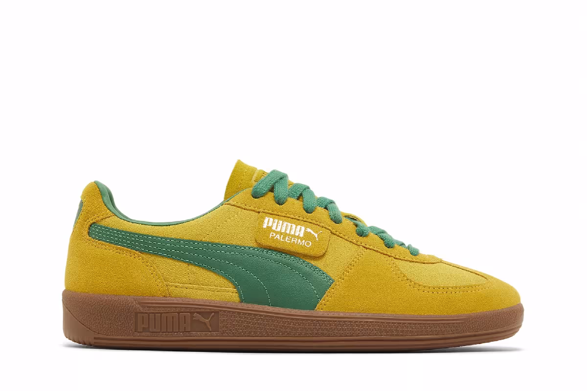 Puma Palermo Pelé Yellow Archive Green, view 2