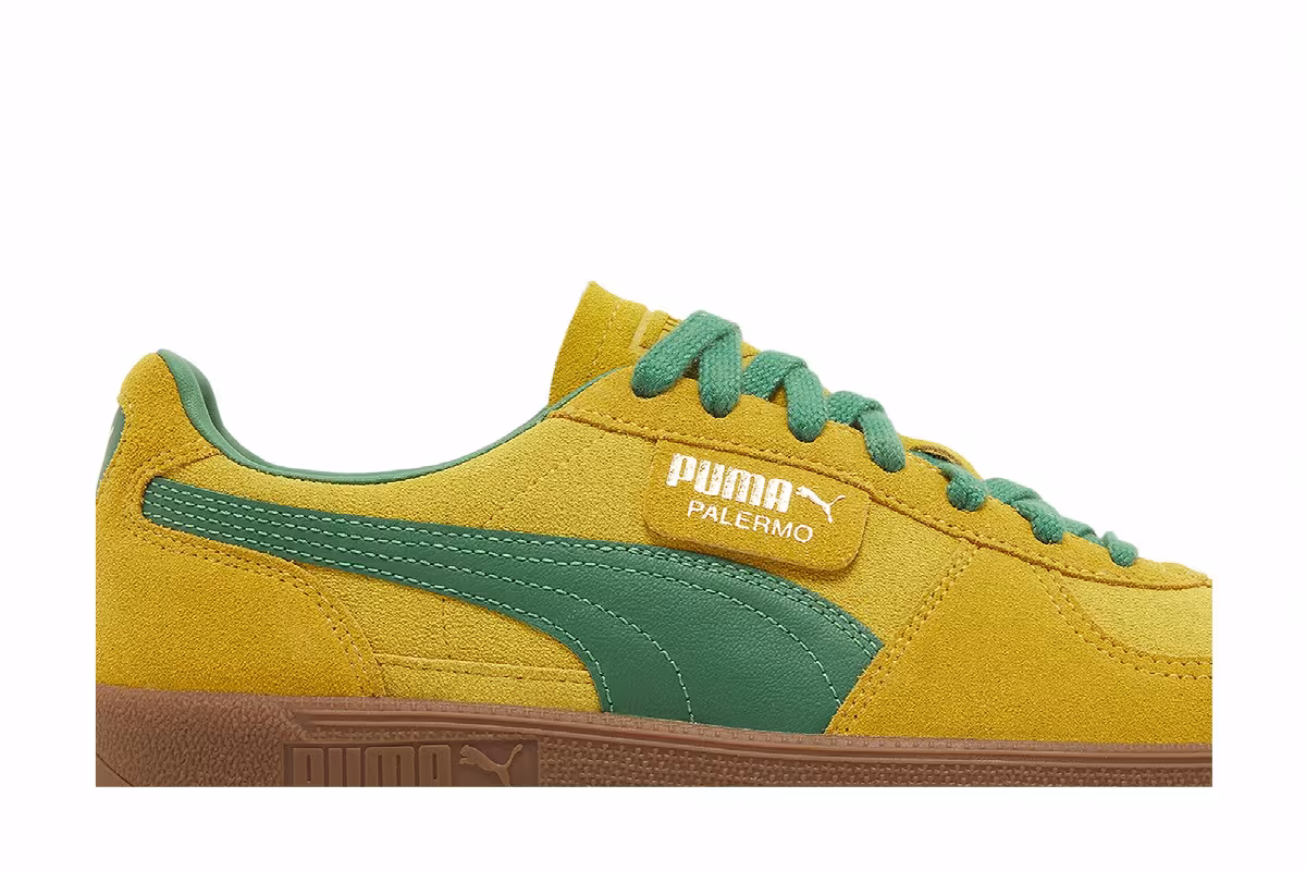 Puma Palermo Pelé Yellow Archive Green, view 3