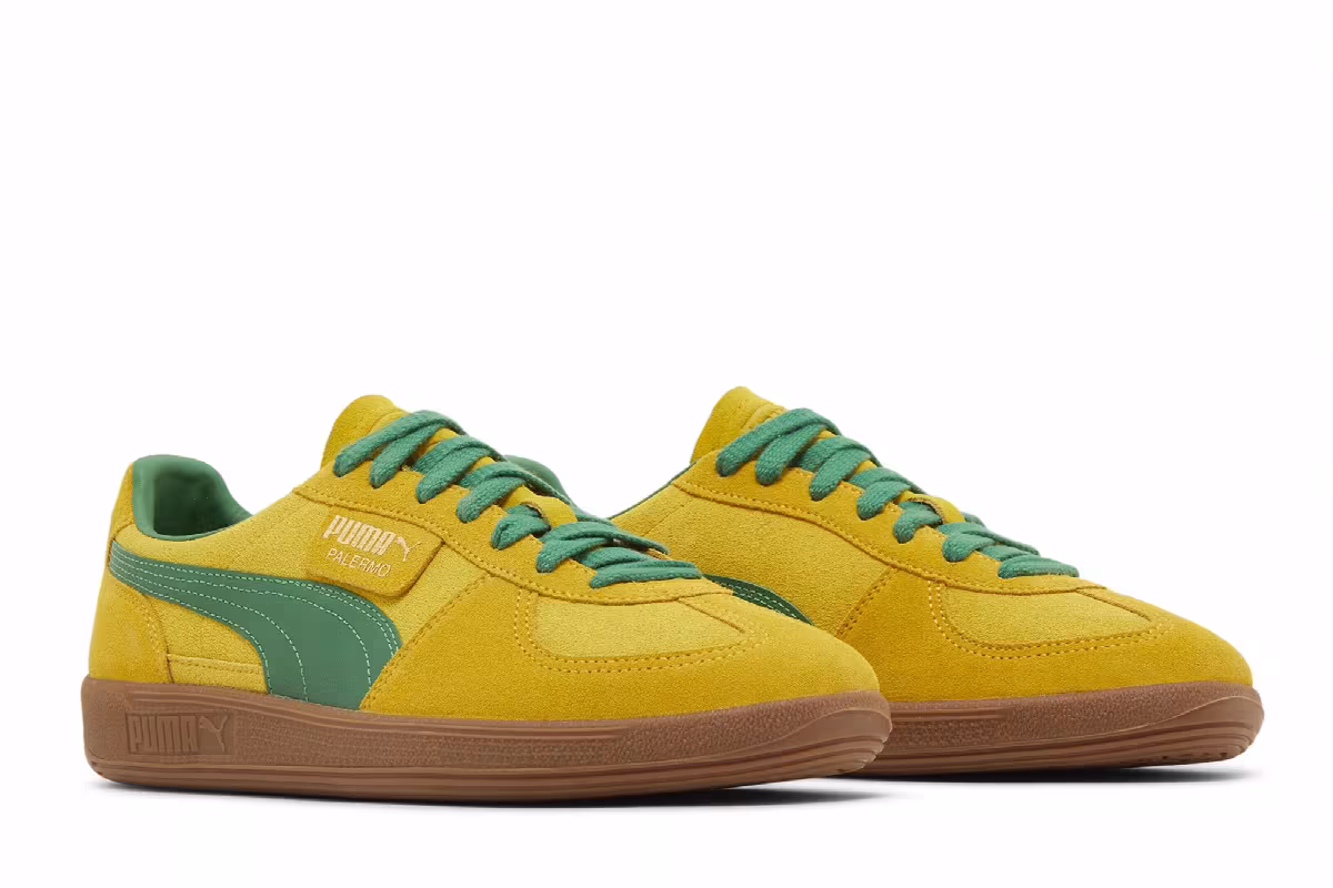 Puma Palermo Pelé Yellow Archive Green, view 9