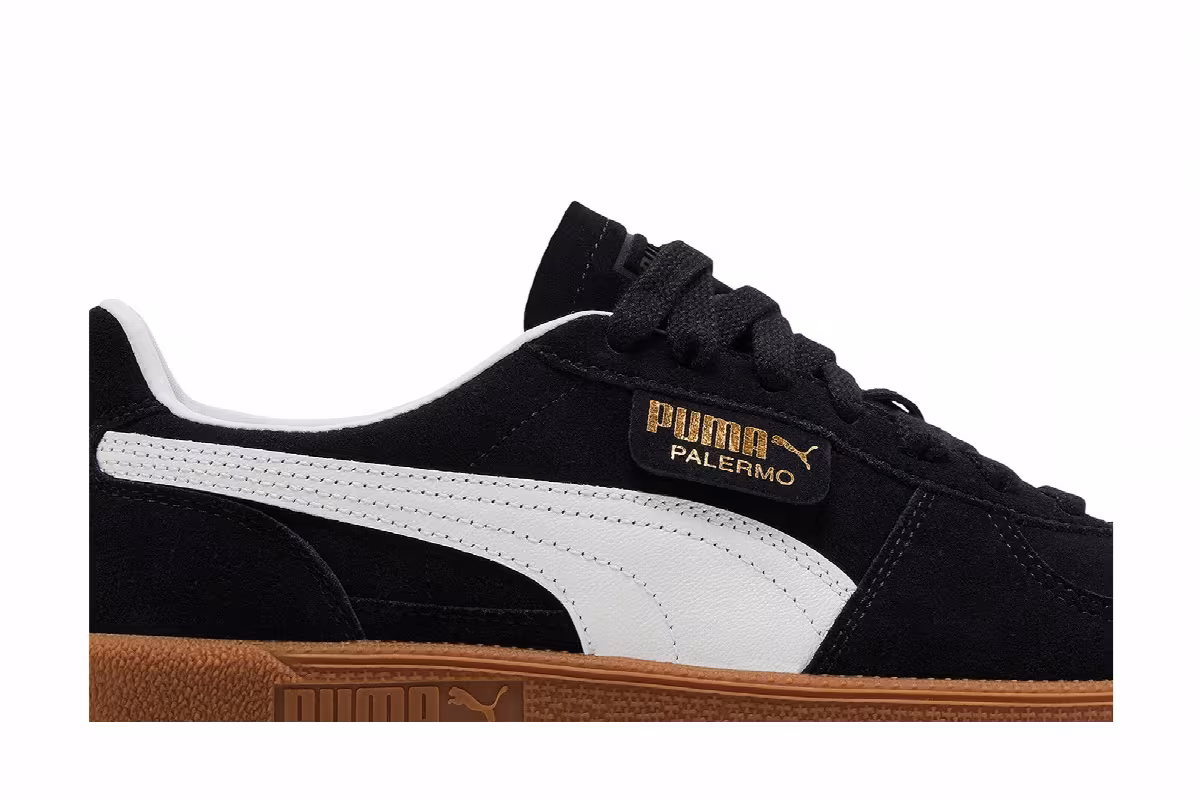 Puma Palermo Black White Gum, view 3