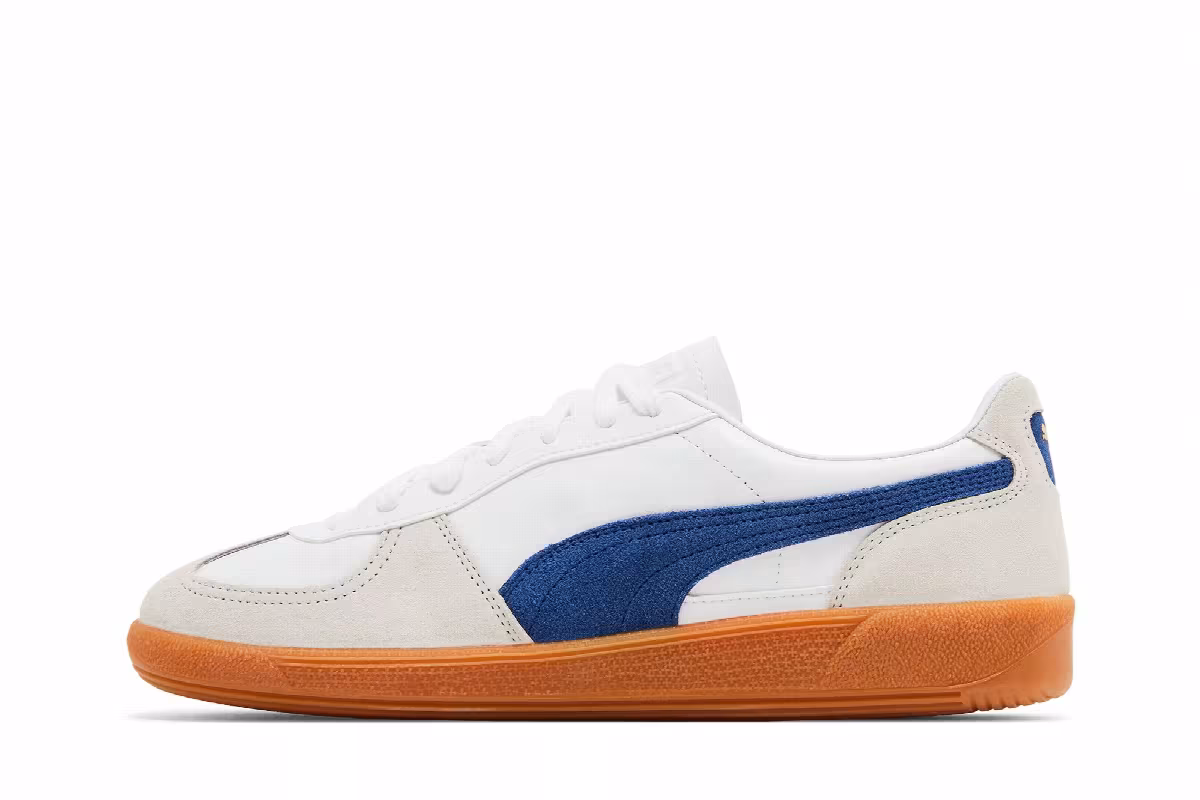 Puma Palermo Leather White Clyde Royal Gum, view 4